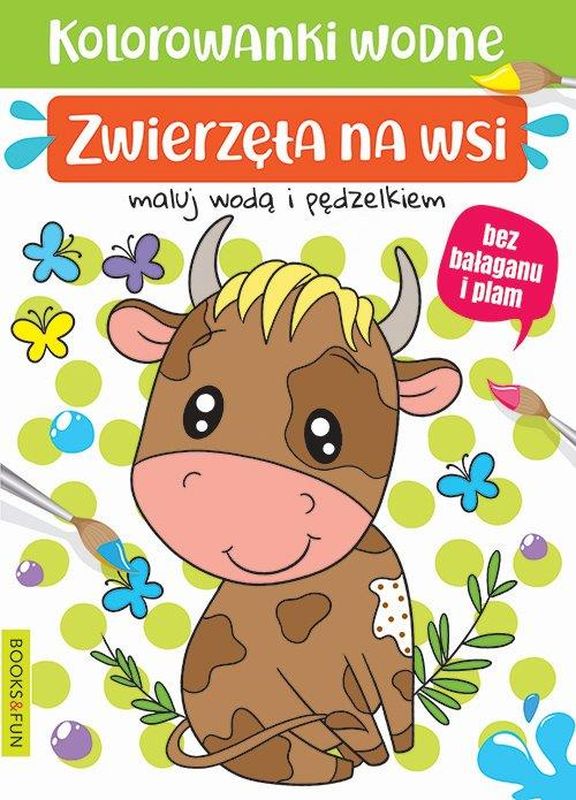 Opracowanie Zbiorowe Zwierz Ta Na Wsi Kolorowanki Wodne