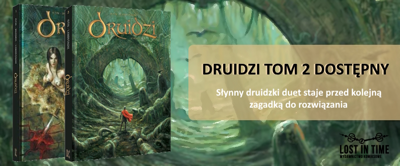 Druidzi komiks wydawnictwo Lost in time