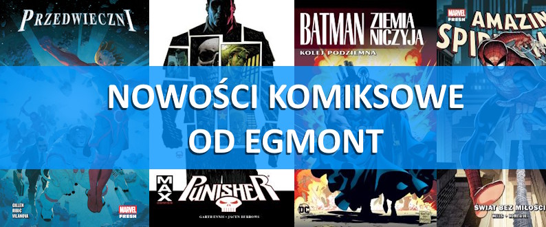 Egmont komiksy nowości banner