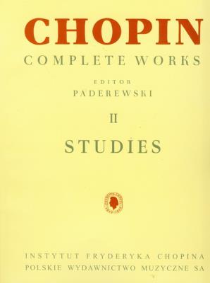 Chopin Complete Works II Etiudy. Autor: Chopin Fryderyk. SmakLiter.pl Okładka książki Chopin Complete Works II Etiudy