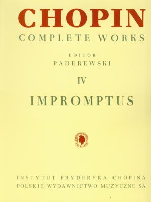 Chopin Complete Works IV Impromptus. Autor: Chopin Fryderyk. SmakLiter.pl Okładka książki Chopin Complete Works IV Impromptus