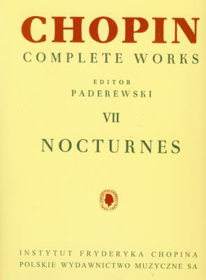 Chopin Complete Works VII Nokturny. Autor: Chopin Fryderyk. SmakLiter.pl Okładka książki Chopin Complete Works VII Nokturny