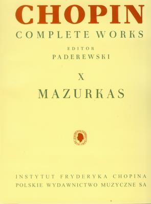 Chopin Complete Works X Mazurki. Autor:   Praca zbiorowa. SmakLiter.pl Okładka książki Chopin Complete Works X Mazurki