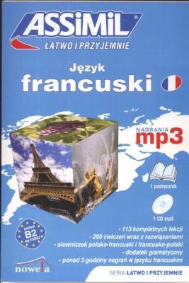 Język francuski łatwo i przyjemnie + CD. Autor: Bulger Anthony, Birecka Izabela. SmakLiter.pl Okładka książki Język francuski łatwo i przyjemnie + CD