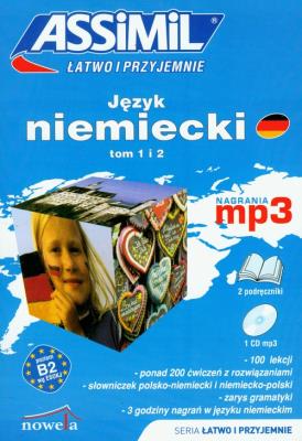 Język niemiecki łatwo i przyjemnie Tom 1-2. Autor: Kin Danuta. SmakLiter.pl Okładka książki Język niemiecki łatwo i przyjemnie Tom 1-2