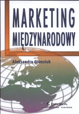 Okładka książki Marketing miedzynarodowy