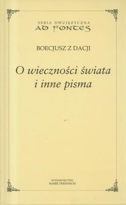 Okładka książki O wieczności świata i inne pisma