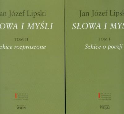 Słowa i myśli t.1/2. Autor: Lipski Jan Józef. SmakLiter.pl Okładka książki Słowa i myśli t.1/2