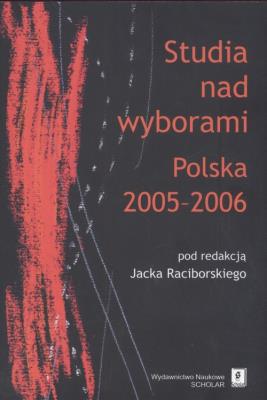 Opakowanie Studia nad wyborami Polska 2005 - 2006