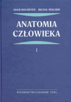 Anatomia człowieka T.1. Autor: Bochenek Adam, Reicher Michał. SmakLiter.pl Okładka książki Anatomia człowieka T.1