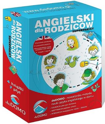 Angielski dla Rodziców. Superpakiet. Autor: praca zbiorowa. SmakLiter.pl Okładka książki Angielski dla Rodziców. Superpakiet