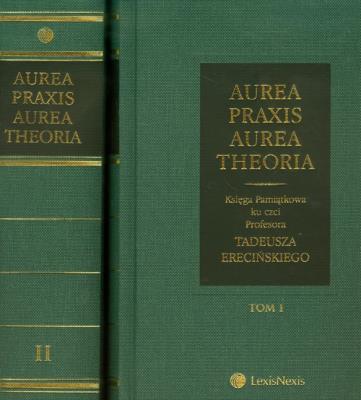 Aurea praxis aurea theoria tom 1-2. Wydawca: LexisNexis. SmakLiter.pl Opakowanie Aurea praxis aurea theoria tom 1-2