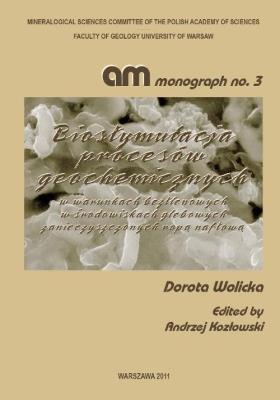 Okładka książki Biostymulacja procesów geochemicznych w warunkach beztlenowych w środowiskach glebowych zanieczyszcz