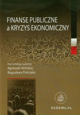 Okładka książki Finanse publiczne a kryzys ekonomiczny