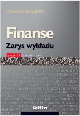 Okładka książki Finanse Zarys wykładu