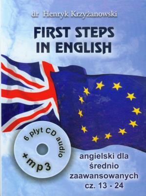 Okładka książki First steps in English cz.2 (13-24) Intens. kurs