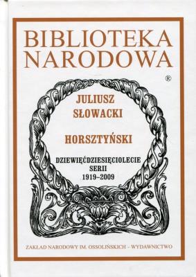 Horsztyński. Autor: Juliusz Słowacki. SmakLiter.pl Okładka książki Horsztyński
