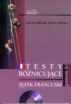 Okładka książki Język francuski Testy różnicujące z płytą CD Poziom A1