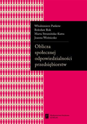 Okładka książki Oblicza społecznej odpowiedzialności przedsiębiorstw