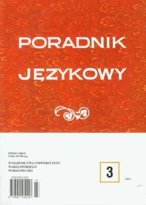 Opakowanie Poradnik Językowy 3/2011