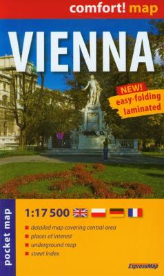 Vienna pocket map 1:17 500. Wydawca: ExpressMap. SmakLiter.pl Opakowanie Vienna pocket map 1:17 500
