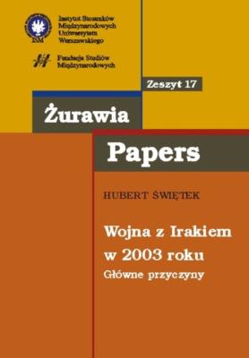 Wojna z Irakiem w 2003 roku. Autor: Świętek Hubert. SmakLiter.pl Okładka książki Wojna z Irakiem w 2003 roku