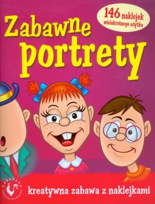 Zabawne portrety. Autor: Barbara Galińska. SmakLiter.pl Okładka książki Zabawne portrety
