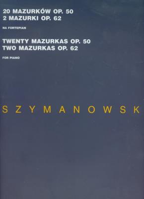 Okładka książki 20 Mazurków op 50  2 Mazurki op 62 na fortepian