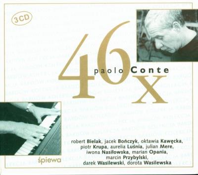 46x Conte. Autor: Paolo Conte. SmakLiter.pl Okładka książki 46x Conte
