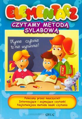 Elementarz - czytanie metodą sylabową Greg. Autor: Karczmarska-Strzebońska Alicja. SmakLiter.pl Okładka książki Elementarz - czytanie metodą sylabową Greg
