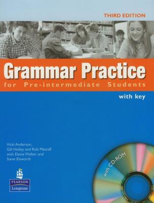 Grammar practice for Pre-Intermediate students with CD. Autor: Vanderson Vicki, Holley Gill, Metcalf Robert, Elaine F. Walker, Steve Elsworth. SmakLiter.pl Okładka książki Grammar practice for Pre-Intermediate students with CD