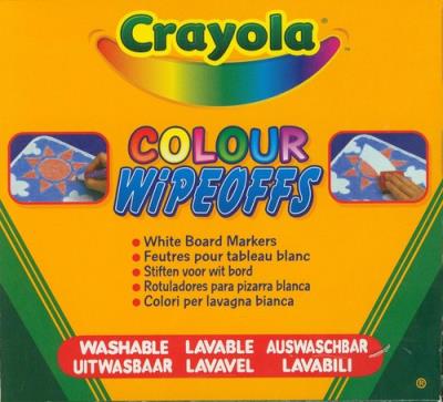 Markery do białej tablicy 8 szt. CRAYOLA. Wydawca: Crayola. SmakLiter.pl Opakowanie Markery do białej tablicy 8 szt. CRAYOLA