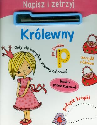 Napisz i zetrzyj - Królewny. Autor: Neale Kristy. SmakLiter.pl Okładka książki Napisz i zetrzyj - Królewny