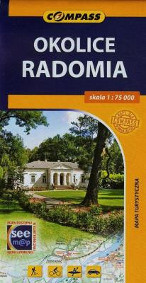 Okładka książki Okolice Radomia mapa turystyczna 1:75 000