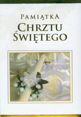 Pamiątka Chrztu Świętego - kremowa. Autor:   Praca zbiorowa. SmakLiter.pl Okładka książki Pamiątka Chrztu Świętego - kremowa