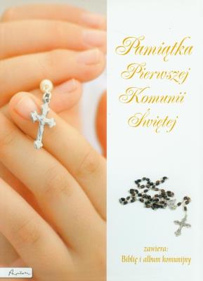 Opakowanie Pamiątka Pierwszej Komunii Św. Biblia+Album Dłonie