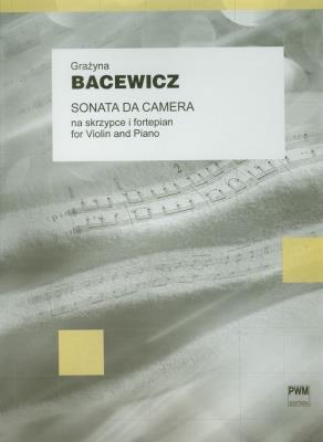 Okładka książki Sonata da camera na skrzypce i fortepian