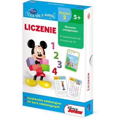 Disney ucz się z nami. Liczenie. Autor: Opracowanie zbiorowe. SmakLiter.pl Okładka książki Disney ucz się z nami. Liczenie