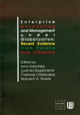 Opakowanie Enterprise accounting and management under globalization: recent evidence from Poland and Lithuania