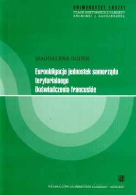 Okładka książki Euroobligacje jednostek samorządu terytorialnego. Doświadczenia francuskie