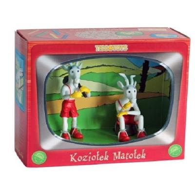 Koziołek Matołek stojący i siedzący. Autor: 11009-10. SmakLiter.pl Okładka książki Koziołek Matołek stojący i siedzący