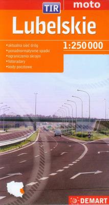 Okładka książki Lubelskie dla zawodowców. TIR. Mapa samochodowa