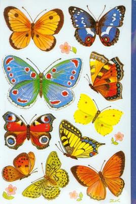 Okładka książki Naklejki papierowe - Motyle