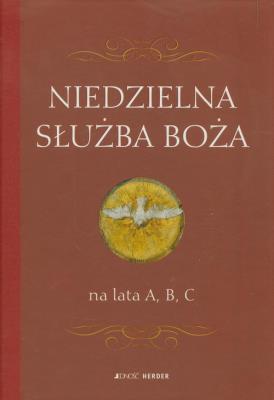 Okładka książki Niedzielna służba Boża na lata A, B, C