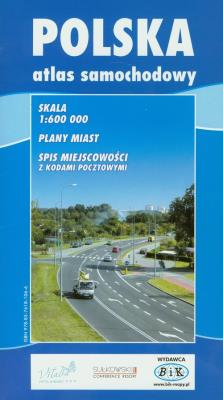 Okładka książki Polska atlas samochodowy 1:600 000