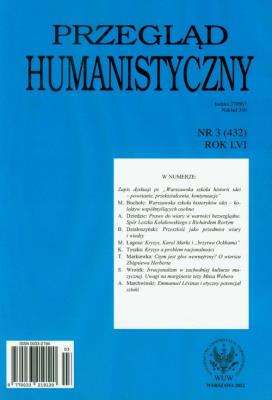 Opakowanie Przegląd humanistyczny 3/2012
