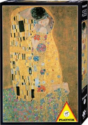 Okładka książki Puzzle 1000 - Klimt. Pocałunek PIATNIK