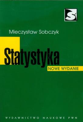 Statystyka. Autor: Sobczyk Mieczysław. SmakLiter.pl Okładka książki Statystyka