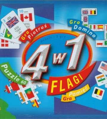 Okładka książki 4 w 1 Flagi ALEX