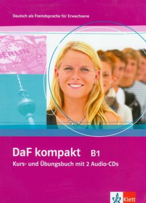DaF kompakt B1 Kurs- und Ubungsbuch mit 2 CDs. Autor: Ilse Sander, Braun Birgit, Doubek Margit. SmakLiter.pl Okładka książki DaF kompakt B1 Kurs- und Ubungsbuch mit 2 CDs
